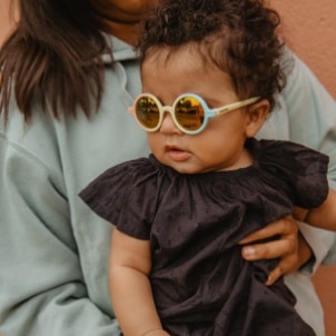 Gafas de sol de bebé niño azul marino