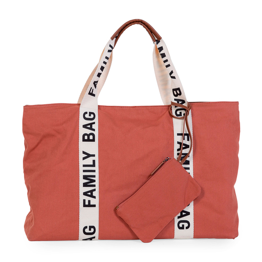 CH FAMILY BAG SIGNATURE CANVAS TERRACOT