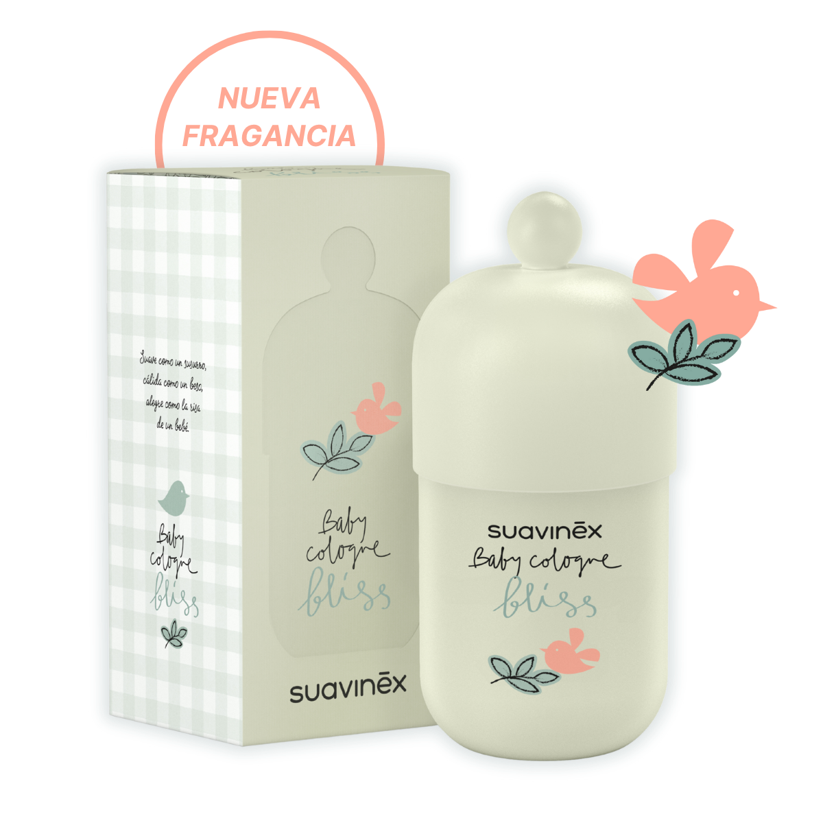 <span style='font-family:Vibur;'><i style='font-family:LibreBodoni; color: #ffa894;'>¡NEW! </i><br>Baby Cologne Bliss</span>