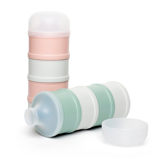 Comprar Dosificador Leche En Polvo Rosa 5 Compartimentos Saro