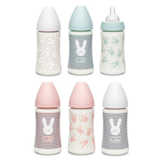  Suavinex Zero Zero Anti Colic Baby Bottle, No 1 Spanish Baby  Bottle Brand, Minimizes Bottle Rejection & Nipple Confusion, Perfect for  Breastfeeding Babies, Medium Flow, 2 Pk 9 oz, Fair : Baby